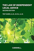 Cover of The Law of Independent Legal Advice
