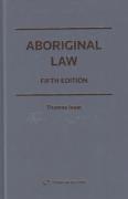 Cover of Aboriginal Law