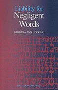 Cover of Liability for Negligent Words