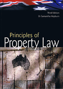 Cover of Australian Principles of Property Law