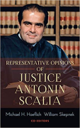 Cover of Representative Opinions of Justice Antonin Scalia