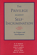 Cover of The Privilege Against Self Incrimination