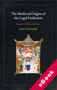 Cover of The Medieval Origins of the Legal Profession: Canonists, Civilians and Courts (eBook)