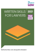Cover of SQE2 - Written Skills For Lawyers