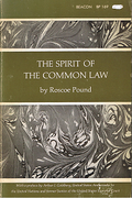 Cover of The Spirit of the Common Law
