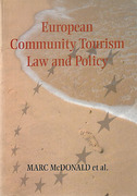 Cover of European Community Tourism Law and Policy