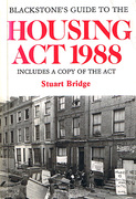 Cover of Blackstone's Guide to The Housing Act 1988