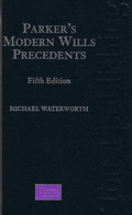 Cover of Parker's Modern Wills Precedents