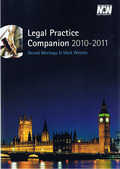 Cover of Legal Practice Companion 2010 - 2011