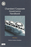 Cover of Chambers' Corporate Governance Handbook