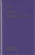 Cover of The Lawyer's Remembrancer 2013