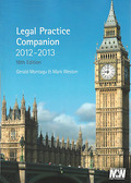 Cover of Legal Practice Companion 2012 - 2013