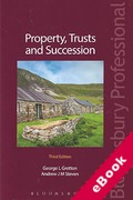 Cover of Property, Trusts and Succession (eBook)