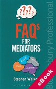 Cover of FAQs for Mediators (eBook)