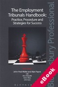 Cover of The Employment Tribunals Handbook: Practice, Procedure and Strategies for Success (eBook)