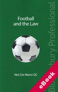 Cover of Football and the Law (eBook)