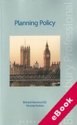Cover of Planning Policy (eBook)