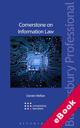 Cover of Cornerstone on Information Law (eBook)