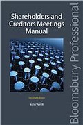 Cover of Shareholders and Creditors Meetings Manual
