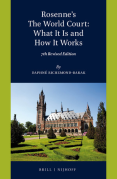 Cover of Rosenne's The World Court: What It Is and How It Works