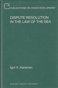 Cover of Dispute Resolution in the Law of the Sea