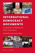 Cover of International Democracy Documents: A Compilation of Treaties and Other Instruments