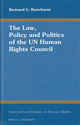 Cover of The Law, Policy and Politics of the UN Human Rights Council