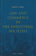 Cover of Law and Commerce in Pre-Industrial Societies