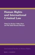 Cover of Human Rights and International Criminal Law