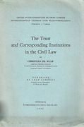 Cover of The Trust and Corresponding Institutions in the Civil Law