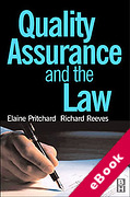 Cover of Quality Assurance and the Law (eBook)