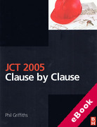 Cover of JCT 2005: Clause by Clause (eBook)