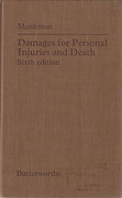 Cover of Damages for Personal Injury and Death