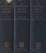 Cover of The Cambridge Modern History