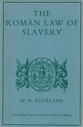 Cover of The Roman Law of Slavery