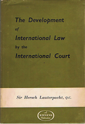 Cover of The Development of International Law by the International Court