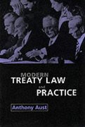 Cover of Modern Treaty Law and Practice