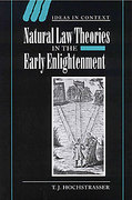 Cover of Natural Law Theories in the Early Enlightenment