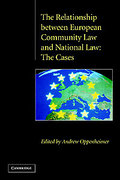 Cover of The Relationship Between European Community Law and National Law: Vol 2