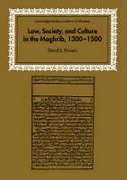 Cover of Law, Society and Culture in the Maghrib, 1300-1500