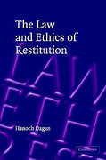 Cover of The Law and Ethics of Restitution