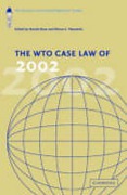 Cover of The WTO Case Law of 2002