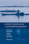 Cover of Role of Customary Law in Sustainable Development