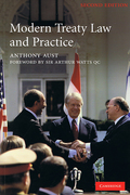 Cover of Modern Treaty Law and Practice