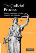 Cover of The Judicial Process: Realism, Pragmatism, Practical Reasoning and Principles