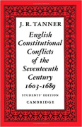 Cover of English Constitutional Conflicts of the Seventeenth Century 1603-1689