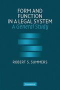 Cover of Form and Function in a Legal System: A General Study