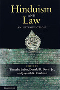Cover of Hinduism and Law: An Introduction