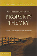 Cover of An Introduction to Property Theory