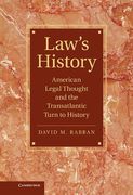 Cover of Law's History: American Legal Thought and the Transatlantic Turn to History